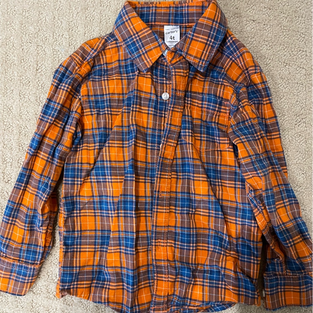 Plaid button down ⚡️2 for $10